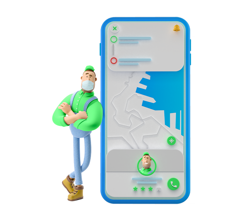 Background image of delivery service